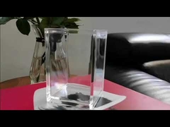 Plateau acrylique fait sur commande de Perspex de fabrication acrylique d'espace libre de plexiglas avec des poignées