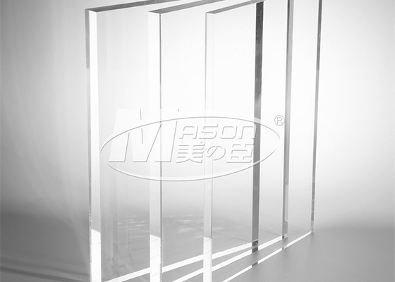 Le panneau clair transparent de plexiglass a moulé des bâches en plastique 1220x2440mm blanches acryliques