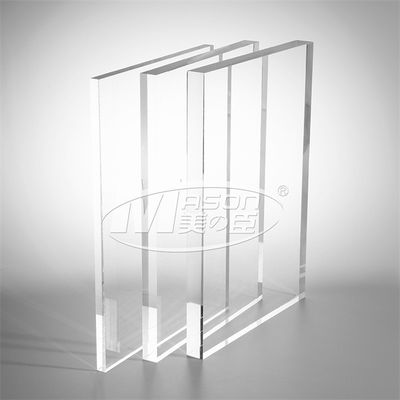 panneau en plastique acrylique de plexiglass clair résistant de perspex d'éraflure de 6mm pour la porte