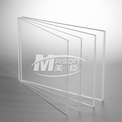 Plat en plastique acrylique résistant de l'éraflure 4x8 résistante UV de plexiglass
