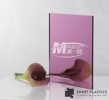 4 par la coupe en plastique de miroir de 8 plexiglass pour classer les feuilles acryliques colorées de miroir de perspex