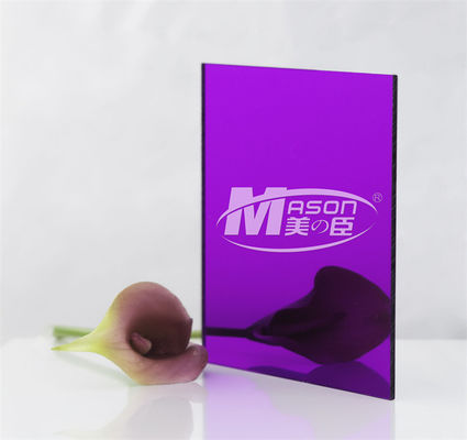 4 par la coupe en plastique de miroir de 8 plexiglass pour classer les feuilles acryliques colorées de miroir de perspex