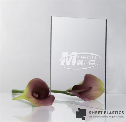 feuille acrylique de miroir de feuille en plastique de miroir de perspex de couleur de 1mm pour la décoration