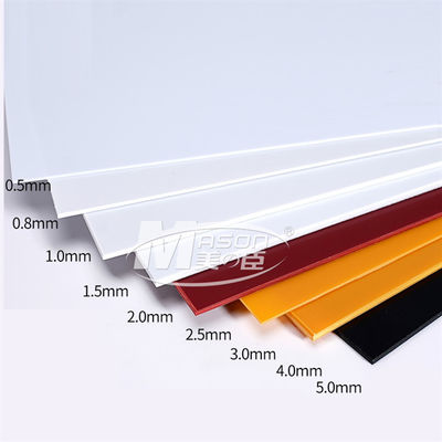 feuille en plastique Home Depot d'ABS de 5mm 6mm 8mm dur
