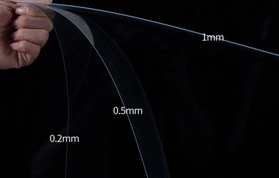 Feuille rigide transparente rigide en plastique 1220x2440mm de PVC du film 0.5mm de PVC