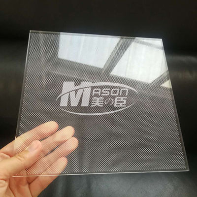 Haut plexiglass LGP de plaque guide de lumière de luminance pour les signes rétro-éclairés de l'affichage à cristaux liquides LED