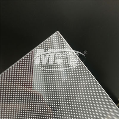 Laser pointillant gravant la plaque guide de lumière d'acrylique de 2.0mm pour le caisson lumineux