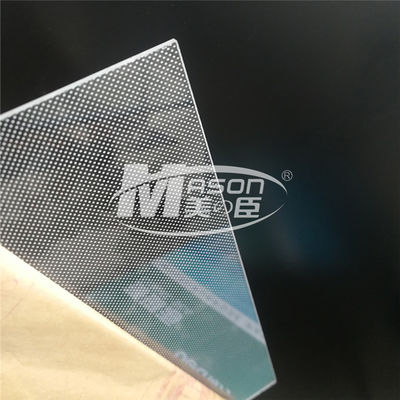 Laser pointillant gravant la plaque guide de lumière d'acrylique de 2.0mm pour le caisson lumineux