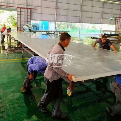 feuille acrylique d'aquarium de 8850x3150mm 70mm pour la piscine décorative