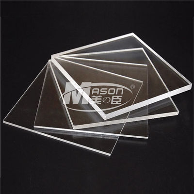 Feuille 3mm-20mm acrylique à haute brillance 1220x2440 millimètre de perspex transparente