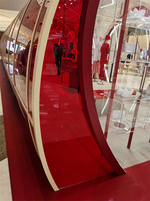 Le toit en plastique clair de Muttahida Majlis-e-Amal lambrisse le mur en plastique moulé couvre la feuille acrylique de coupe de coutume de Lowes