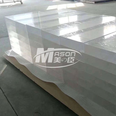 Piscine acrylique d'aquarium de poissons de la fonte PMMA de 100% de feuille épaisse pure de plexiglass
