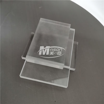 feuille en plastique acrylique de plexiglass transparent résistant de perspex de l'éraflure 5H