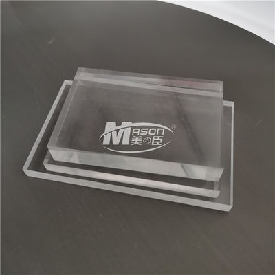 Feuille 100% acrylique moulée clair comme de l'eau de roche de feuille de perspex de la lucite 8x4 de Vierge