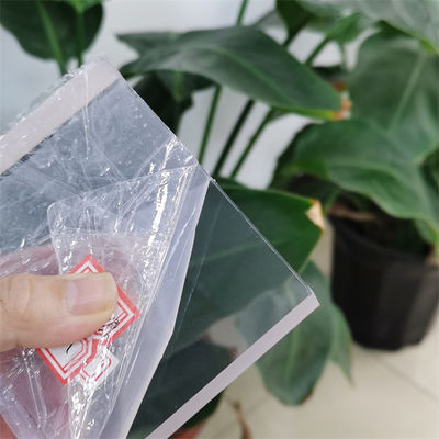 V-0 évaluent la feuille en verre acrylique de fonte claire épaisse de 10mm ignifuge
