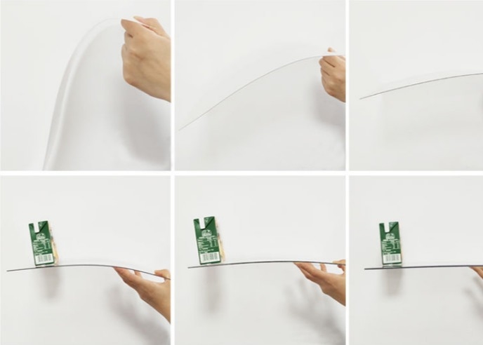 Feuille thermoplastique transparente en plastique mince des feuilles 4x8 pi de l'affichage PETG