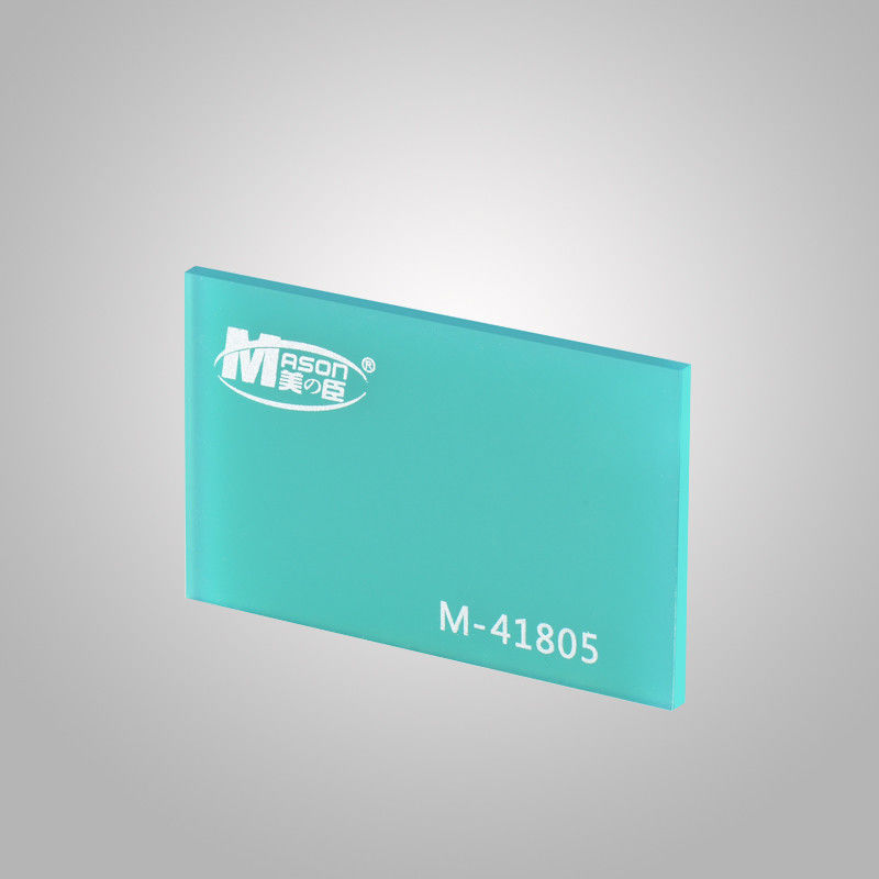 Plaques de plexiglas coloré bleu 4x8 pieds Panneaux en plastique pour murs