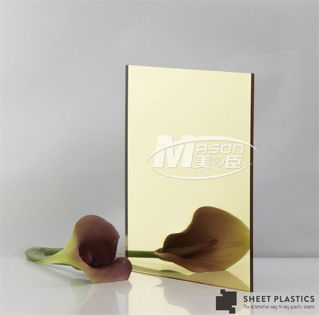 feuille en plastique acrylique de miroir de manière de l'épaisseur une de 1mm à de 5mm flexible pour la décoration