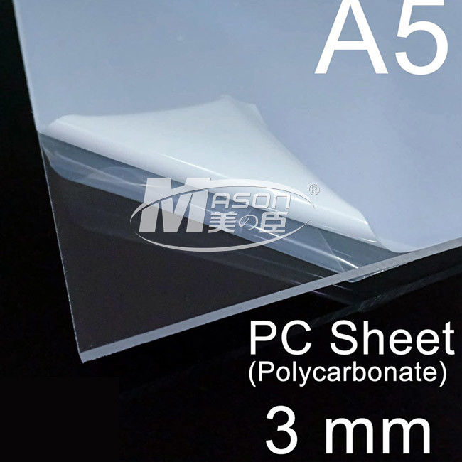 Résistant UV de haute du transparent 3mm feuille claire de polycarbonate