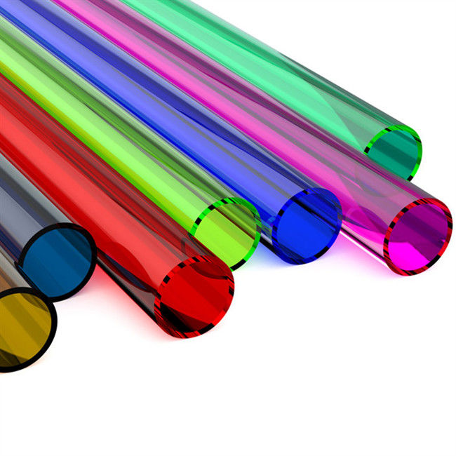 4mm 5mm 6 millimètres ont adapté tous les tuyaux aux besoins du client acryliques en plastique de tube d'espace libre de couleur de taille