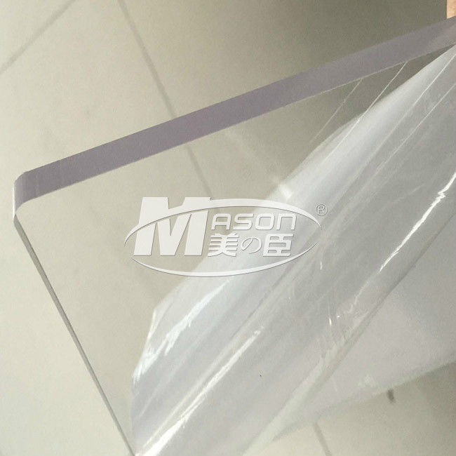feuilles en plastique 0.9mm minces transparentes 1.29g/cm3 de 4x8 pi PETG