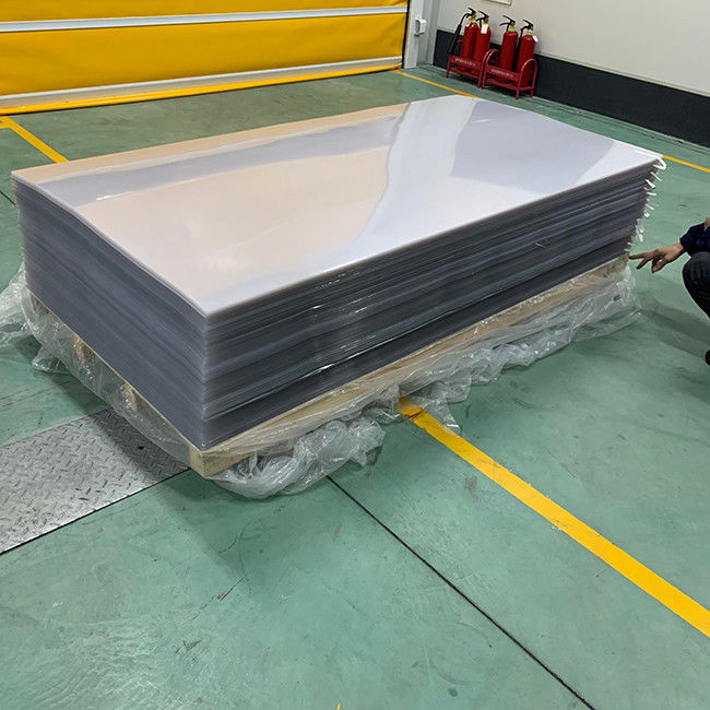 Panneau mince de décoration de feuille d'Antiscratch 4x8 pi PETG à haute brillance pour la décoration