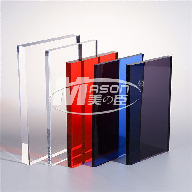 verre en plastique de perspex de feuille acrylique de la couleur 1220x2440 de 2mm