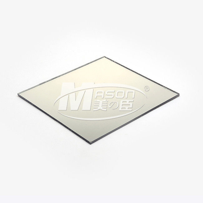 ruban de 2mm 3mm 5mm et feuille acrylique 1220x2440mm de miroir d'or