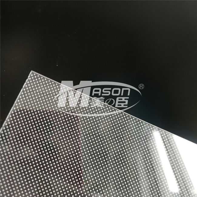 le panneau 1220X2440mm acrylique LGP PMMA de guide léger de 3mm emploient pour allumer le signe