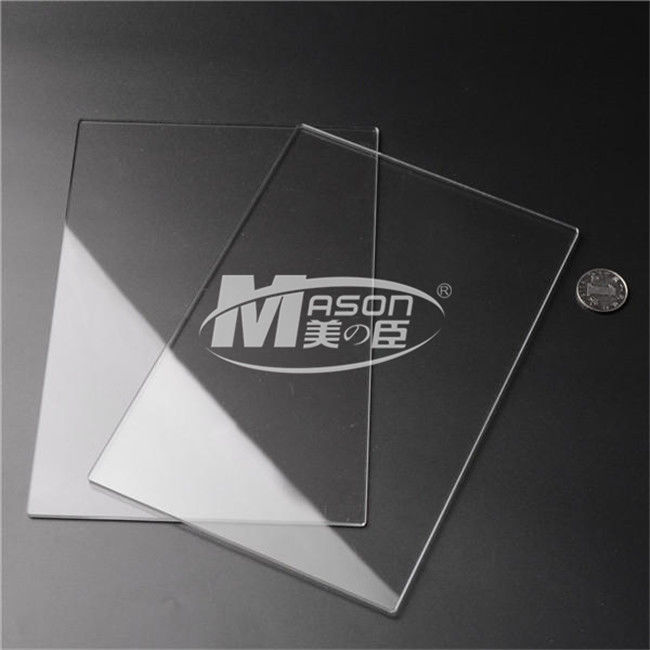 Le plastique de Mason Heat Resistant Clear Acrylic couvre Pespex pour la garde d'éternuement