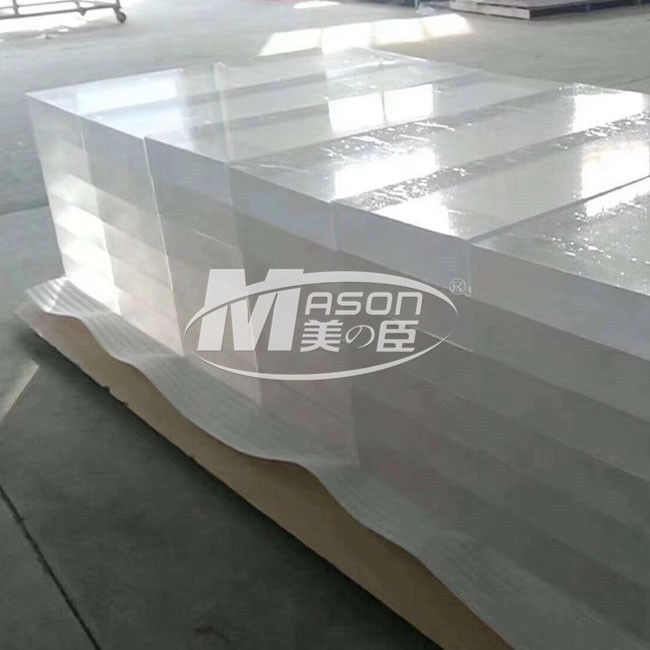 Piscine acrylique d'aquarium de poissons de la fonte PMMA de 100% de feuille épaisse pure de plexiglass