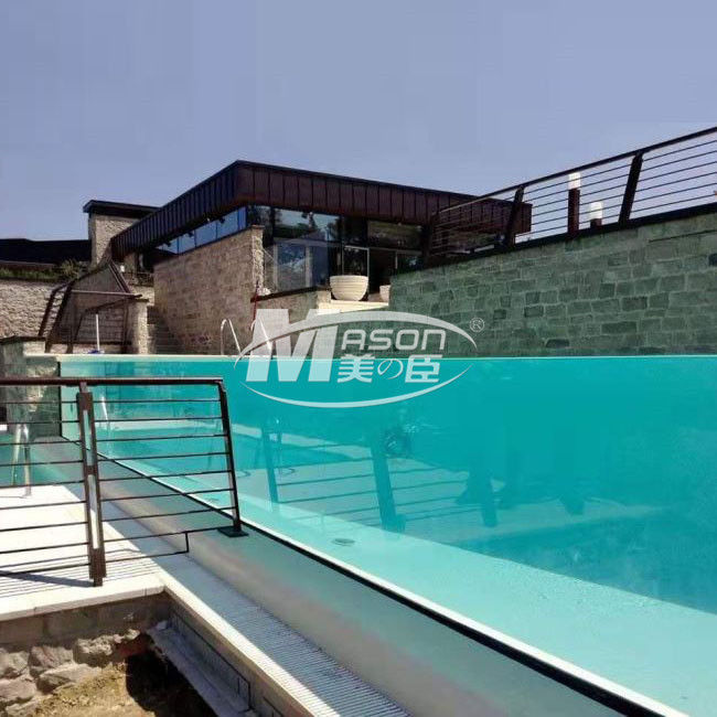 Feuille acrylique 80mm épaisse transparente pour la piscine d'aquarium d'aquarium