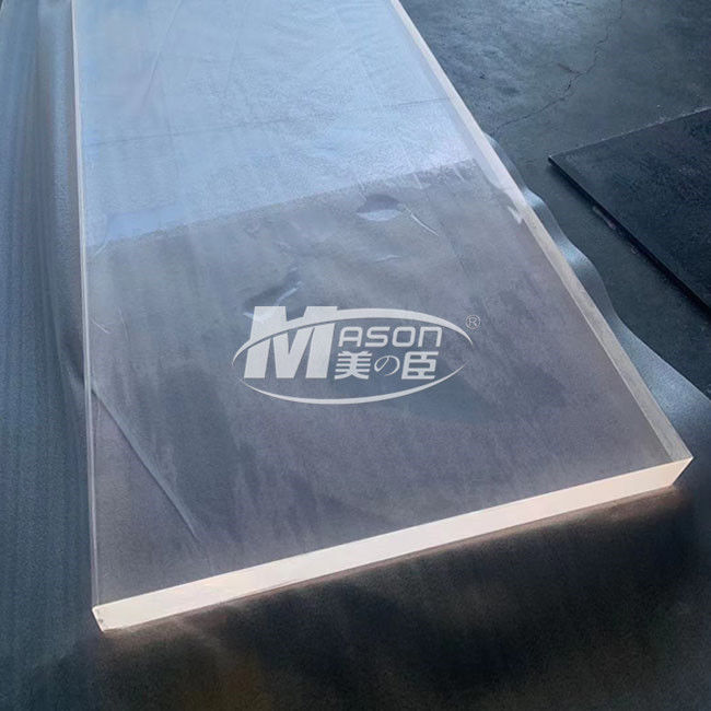 Feuille acrylique transparente 7350x3150mm d'aquarium moulée par 40mm