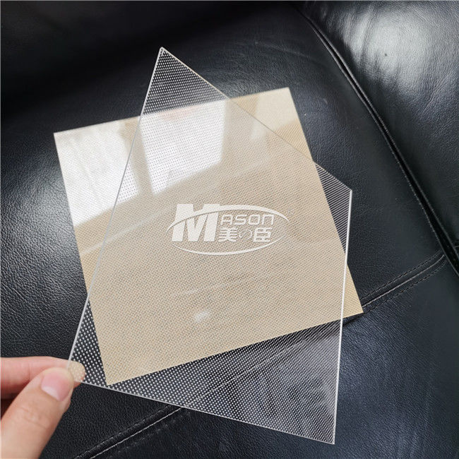 le laser de 3mm 4mm 6mm a pointillé la plaque guide légère acrylique LED LGP pour le voyant de LED