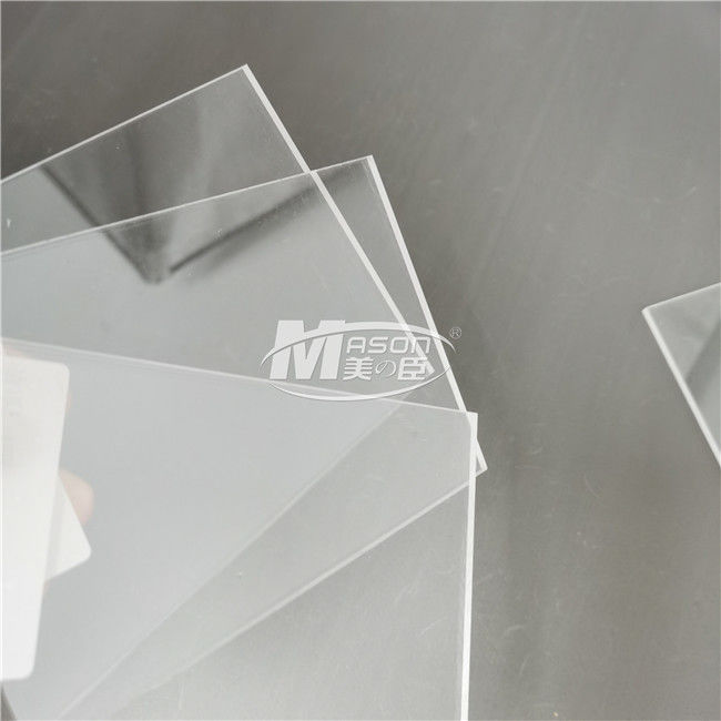 feuille en verre acrylique ignifuge claire ignifuge d'anti éraflure de 6mm