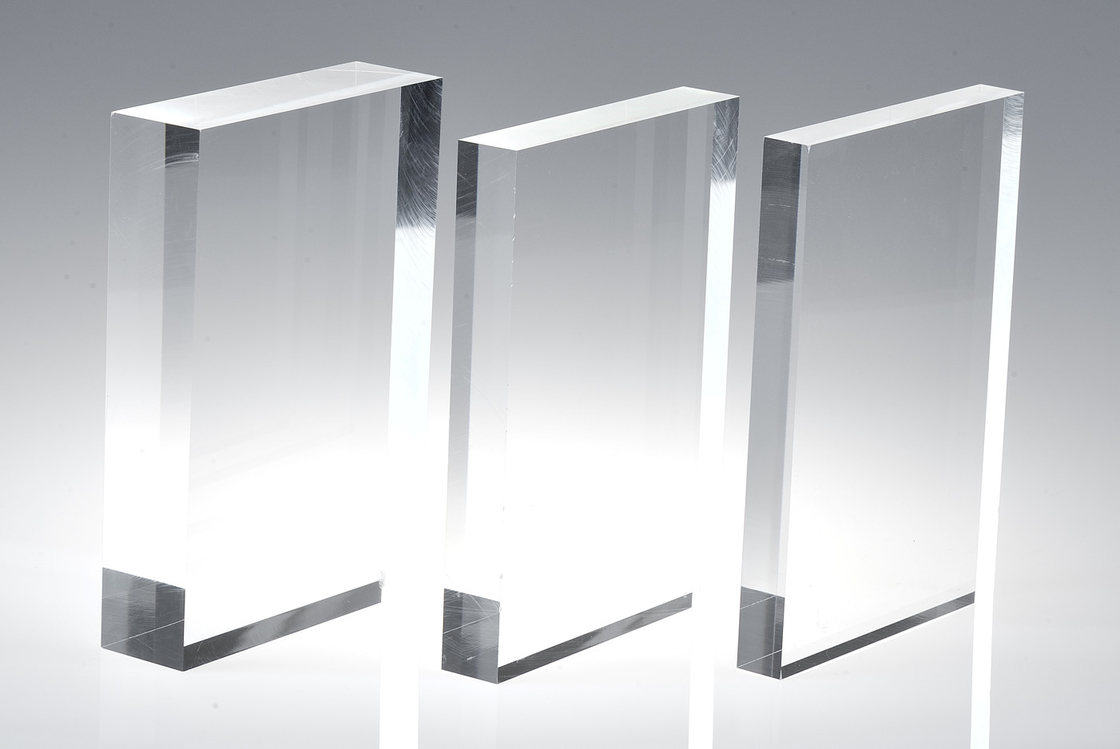 Panneaux brillants 8mm transparents acryliques de perspex des feuilles 1250x1850mm de plexiglass de 10mm